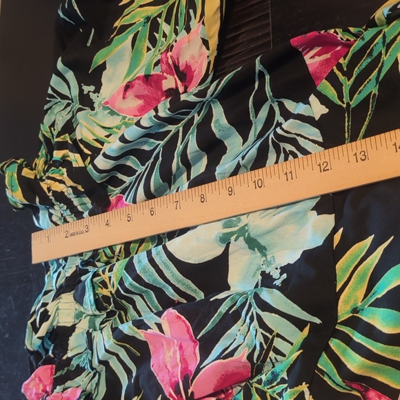 New York & Company Multi Color Floral Dress 100% Cotton Size M - Picture 5 of 13